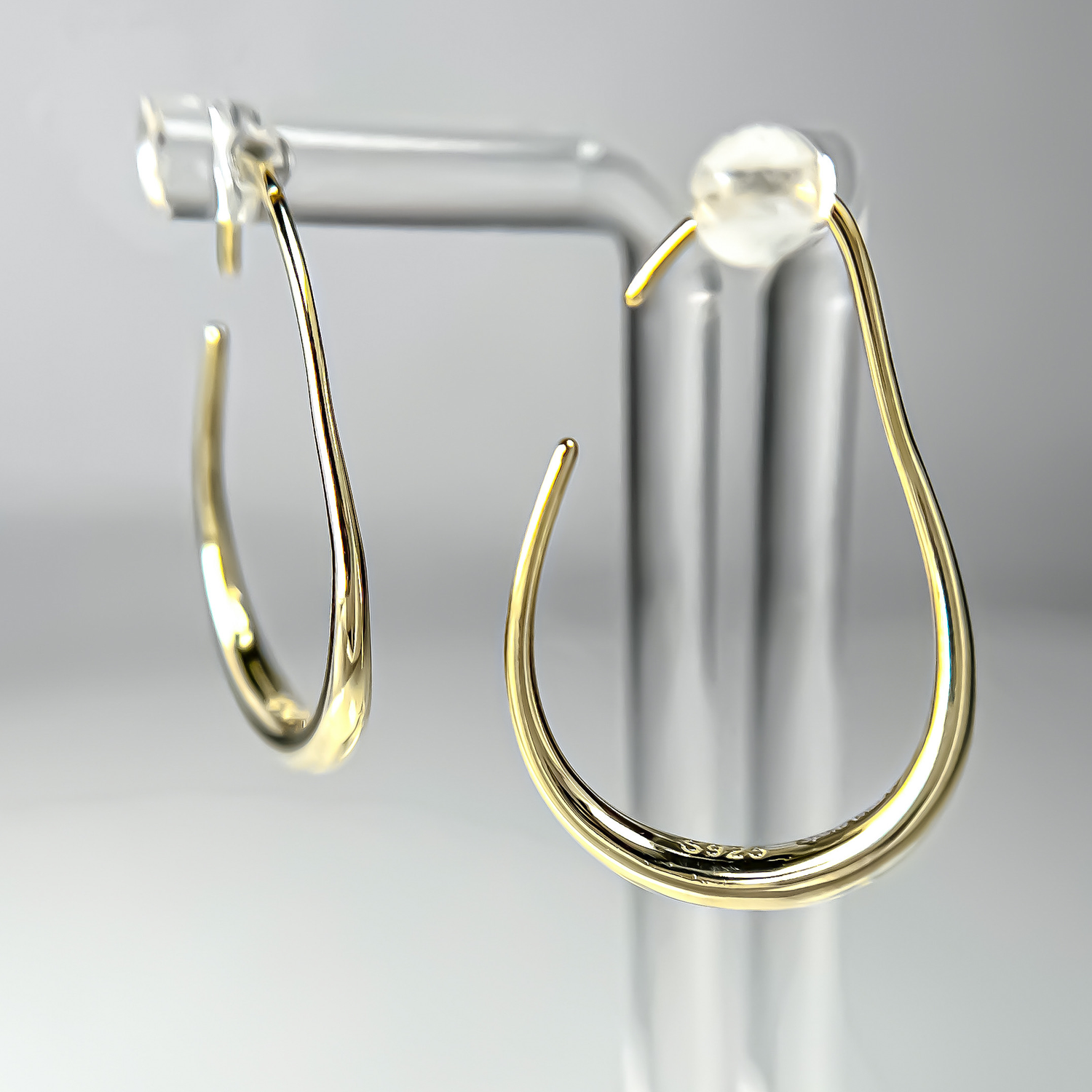 Spirits Unearth 18k Gold Plated Hoop Earrings