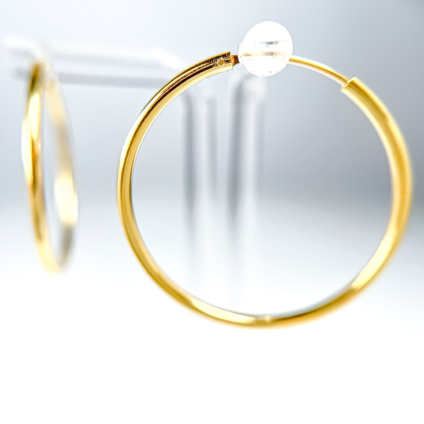 Spirits Unearth 18k Gold Plated Hoop Earrings