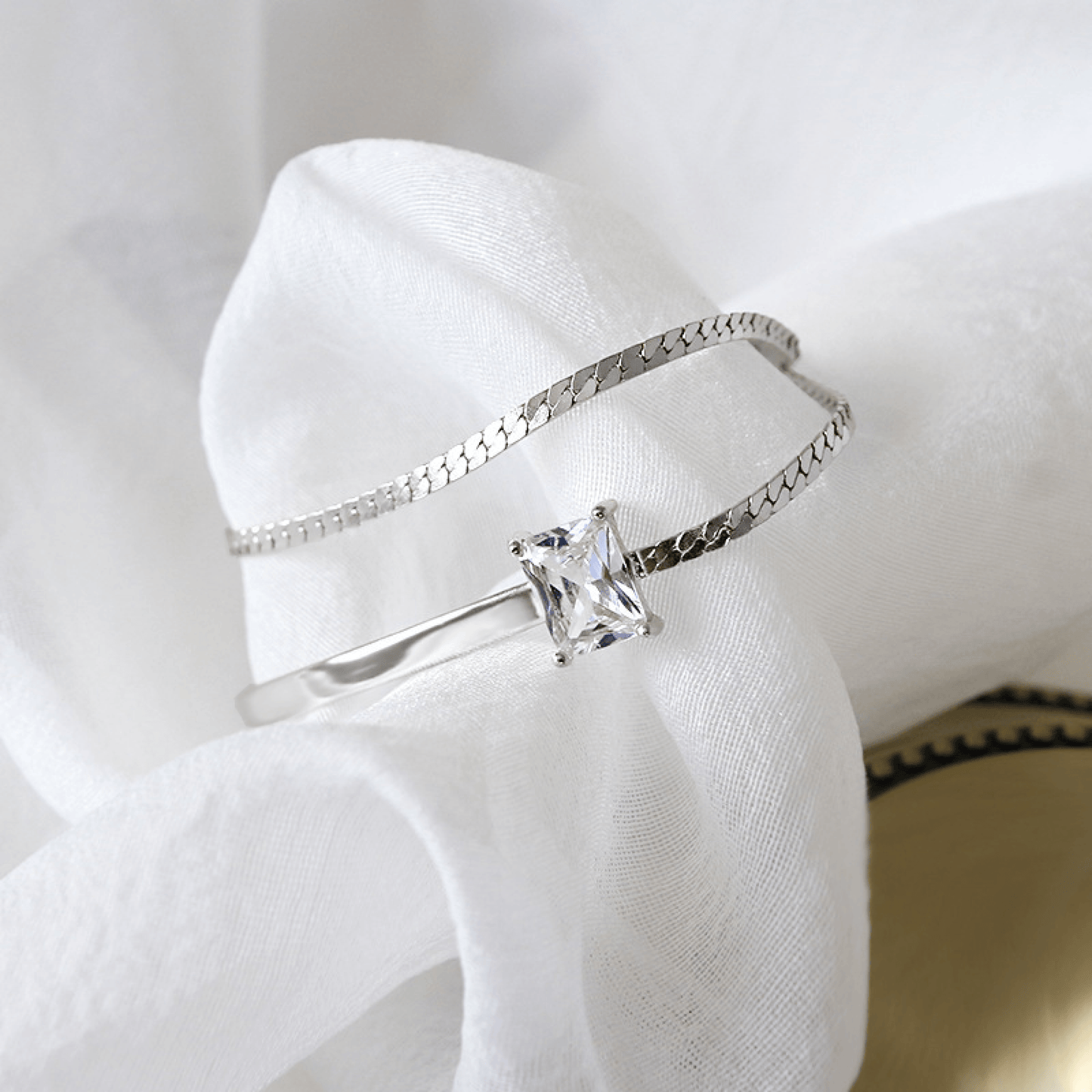 Spirits Unearth 18k Gold Plated Zirconia Bracelet