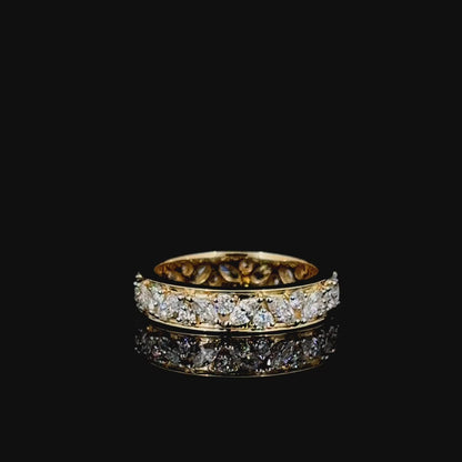 14k Gold Lab Diamond Eternity Ring