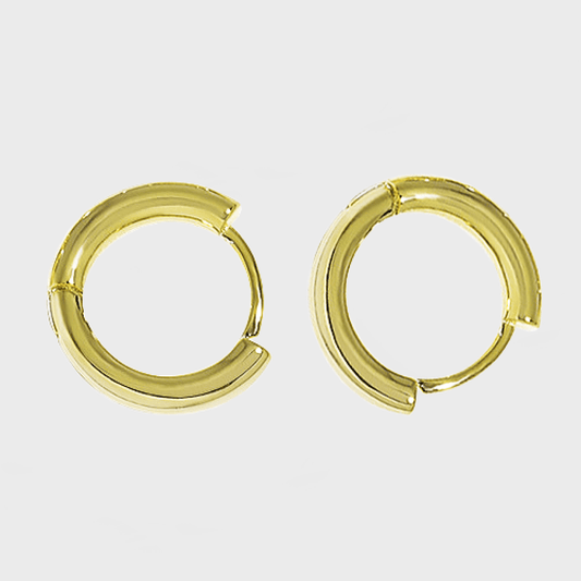 Spirits Unearth 18k Gold Plated Hoop Earrings