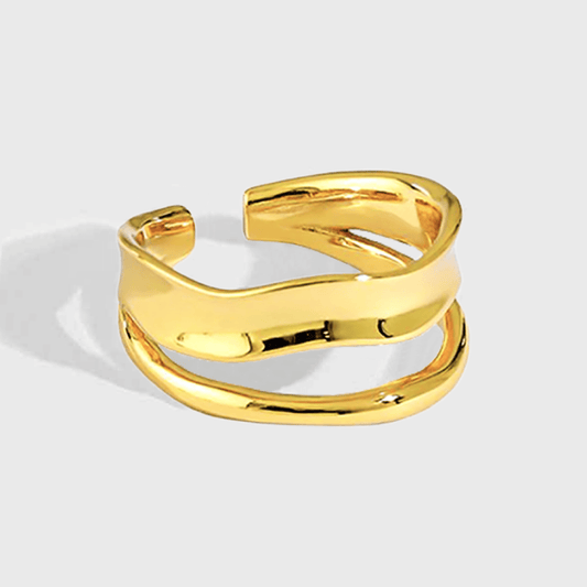 Spirits Unearth 18k Gold Plated Ring