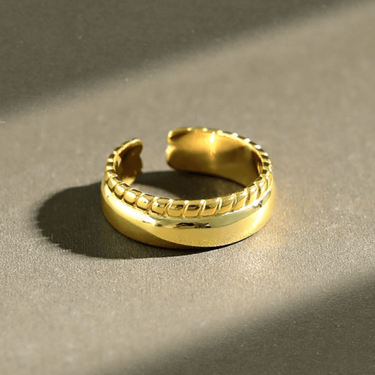 Spirits Unearth 18k Gold Plated Ring